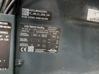 Použité vysokozdvižné vozíky LINDE H45T-02 GAS VIERRADFRONTSTAPLER (13072652)