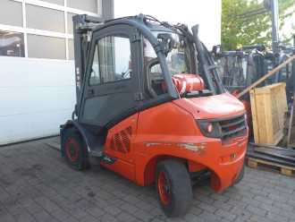 Použité vysokozdvižné vozíky LINDE H45T GAS VIERRADFRONTSTAPLER (13040946)