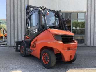 Použité vysokozdvižné vozíky LINDE H50D-02/600 ELEKTRO VIERRADFRONTSTAPLER (13055313)