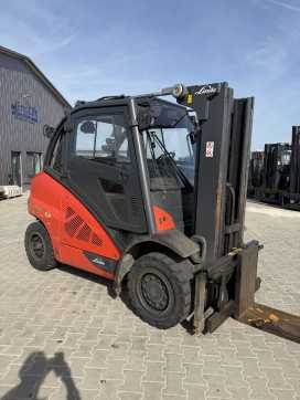 Použité vysokozdvižné vozíky LINDE H50D-02 Containerfähig DIESEL VIERRADFRONTSTAPLER (13067508)