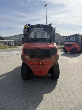 Použité vysokozdvižné vozíky LINDE H50D-02 Containerfähig DIESEL VIERRADFRONTSTAPLER (13067508)