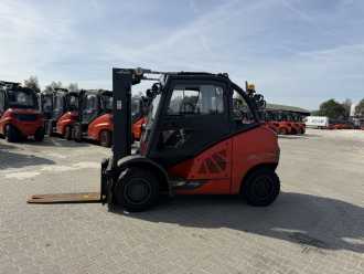 Použité vysokozdvižné vozíky LINDE H50D-02 Containerfähig DIESEL VIERRADFRONTSTAPLER (13067508)