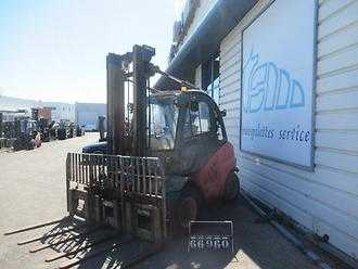 Použité vysokozdvižné vozíky LINDE H50D-02 EVO DIESEL VIERRADFRONTSTAPLER (13070190)