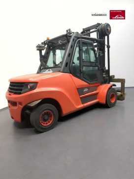 Použité vysokozdvižné vozíky LINDE H80/1100D-396-03 DIESEL VIERRADFRONTSTAPLER (13036371)