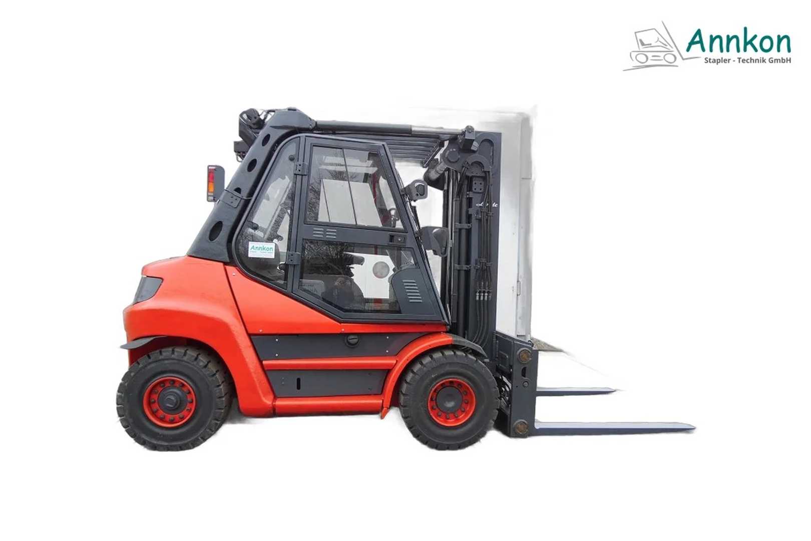 Použité vysokozdvižné vozíky LINDE H80D-01 DIESEL VIERRADFRONTSTAPLER (13066970)