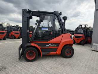 Použité vysokozdvižné vozíky LINDE H80D-02 DIESEL VIERRADFRONTSTAPLER (13066511)