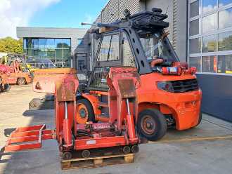 Použité vysokozdvižné vozíky LINDE H80D-02 DIESEL VIERRADFRONTSTAPLER (13074790)