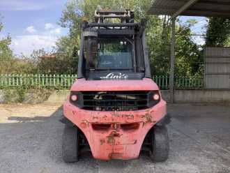 Použité vysokozdvižné vozíky LINDE H80D-03/900 DIESEL VIERRADFRONTSTAPLER (13065597)