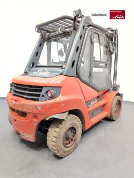 Použité vysokozdvižné vozíky LINDE H80D-396-02 DIESEL VIERRADFRONTSTAPLER (13040421)
