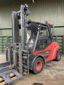 Použité vysokozdvižné vozíky LINDE H80D 900 396 DIESEL VIERRADFRONTSTAPLER (13029637) backdrop