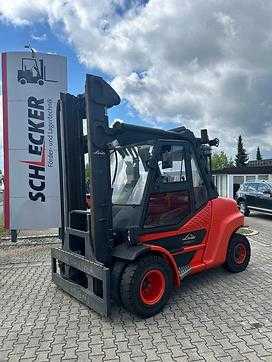 Použité vysokozdvižné vozíky LINDE H80D-900 DIESEL VIERRADFRONTSTAPLER (12784638) backdrop