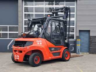 Použité vysokozdvižné vozíky LINDE H80T/03-900 GAS VIERRADFRONTSTAPLER (12951084)