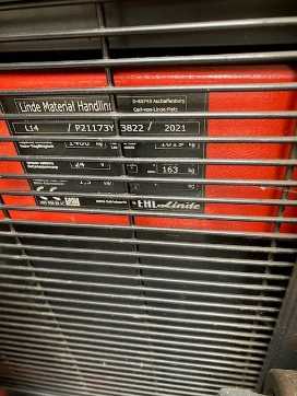 Použité vysokozdvižné vozíky LINDE L14 ELEKTRO HOCHHUBWAGENDEICHSEL (13034523)