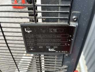 Použité vysokozdvižné vozíky LINDE L16 ELEKTRO HOCHHUBWAGENDEICHSEL (13038490)