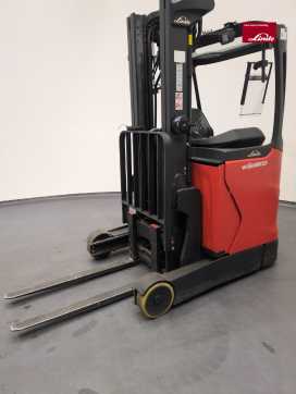Použité vysokozdvižné vozíky LINDE R12B-1120-01 ELEKTRO SCHUBMASTSTAPLER (13033802)