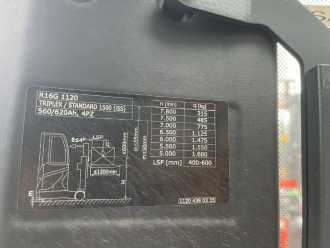 Použité vysokozdvižné vozíky LINDE R16G-01 ELEKTRO SCHUBMASTSTAPLER (13060527)