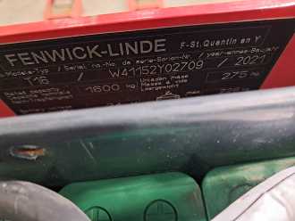 Použité vysokozdvižné vozíky LINDE T16 ELEKTRO NIEDERHUBWAGENSEMIELEKTRISCH (13040659)