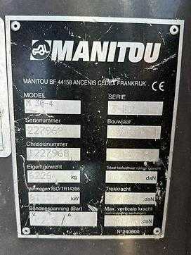 Použité vysokozdvižné vozíky MANITOU M30-4 DIESEL VIERRADFRONTSTAPLER (12961410)