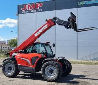 Použité vysokozdvižné vozíky MANITOU MLT 735 120 ST3B LSU POWERSHIFT WEITERE TELESKOPARMSTAPLER (13066853)