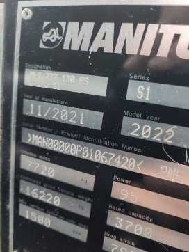Použité vysokozdvižné vozíky MANITOU MLT 737 130 PS+ 2021/2022 WEITERE TELESKOPARMSTAPLER (13010133)