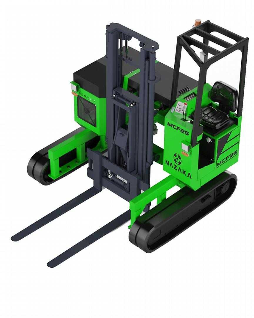 Použité vysokozdvižné vozíky MAZAKA MCF25D Crawler Forklift DIESEL GELAENDESTAPLER (13024421)