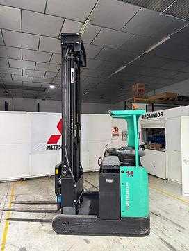 Použité vysokozdvižné vozíky MITSUBISHI RB14K ELEKTRO SCHUBMASTSTAPLER (13017696) backdrop