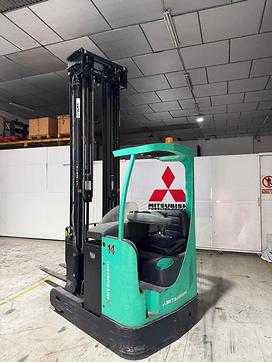 Použité vysokozdvižné vozíky MITSUBISHI RB14K ELEKTRO SCHUBMASTSTAPLER (13017696)