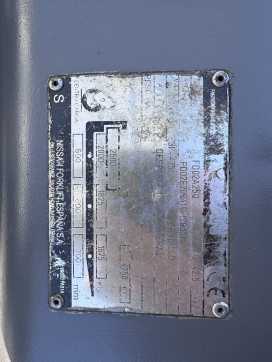 Použité vysokozdvižné vozíky NISSAN FD02A25Q Baujahr 2005/ Stunden 4919 HH 4,75M DIESEL VIERRADFRONTSTAPLER (13072022)