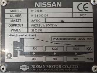 Použité vysokozdvižné vozíky NISSAN K1B1L15 WEITERE WEITERE (12991415)