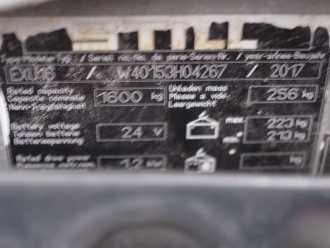 Použité vysokozdvižné vozíky STILL EXU 16 ELEKTRO NIEDERHUBWAGENDEICHSEL (13061217)