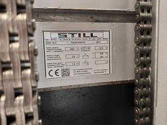 Použité vysokozdvižné vozíky STILL EXV 14 C ELEKTRO HOCHHUBWAGENDEICHSEL (13040812)