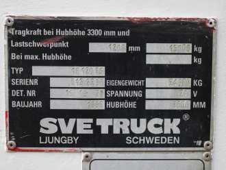 Použité vysokozdvižné vozíky SVETRUCK 15.120-35 DIESEL VIERRADFRONTSTAPLER (12958833)