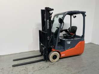 Použité vysokozdvižné vozíky TOYOTA 8FBE20T **HotDeal** ELEKTRO DREIRADFRONTSTAPLER (13069442) backdrop