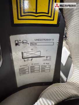 Použité vysokozdvižné vozíky UNICARRIERS 200DTFVXG1150UHD - 13542 Std. DIESEL SCHUBMASTSTAPLER (13070818)
