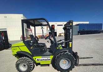 Used Forklift Truck AGRIA TW17-4 DIESEL VIERRADFRONTSTAPLER (13027977) backdrop