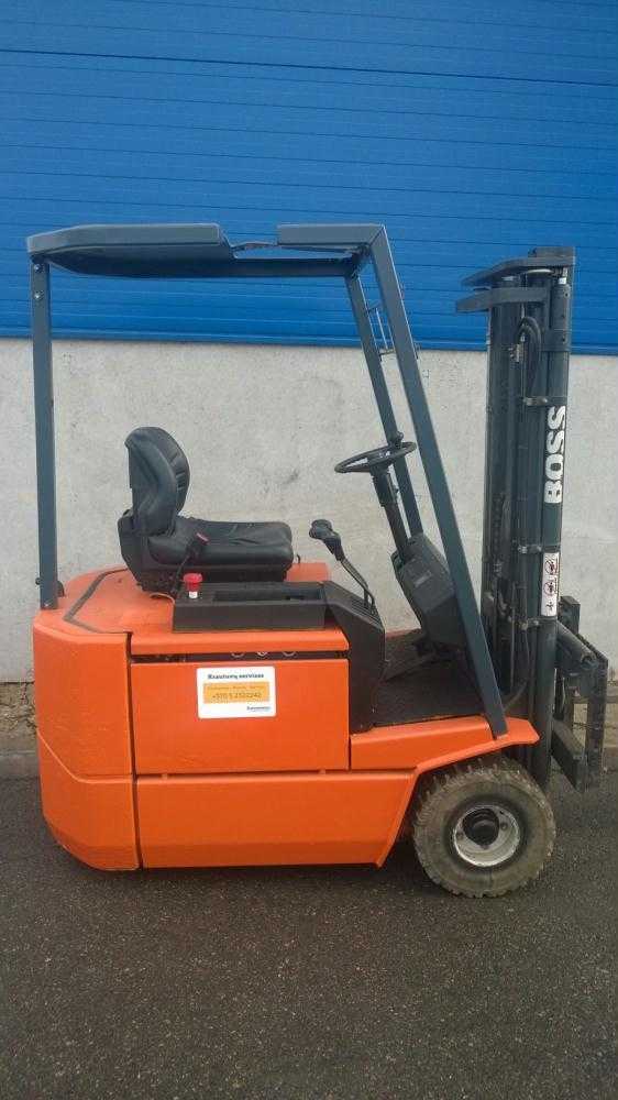 Used Forklift Truck BOSS JE 13-77 ELEKTRO DREIRADFRONTSTAPLER (7183544)