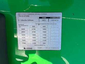 Used Forklift Truck CESAB CENTAURO 250 - 7700mm ELEKTRO VIERRADFRONTSTAPLER (13069117)