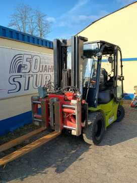 Used Forklift Truck CLARK GTS33D DIESEL VIERRADFRONTSTAPLER (12962089)