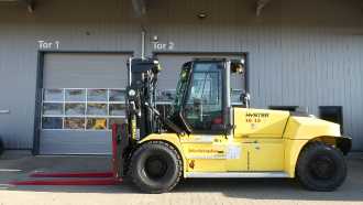 Used Forklift Truck HYSTER H16.00XD12 DIESEL VIERRADFRONTSTAPLER (13055856)