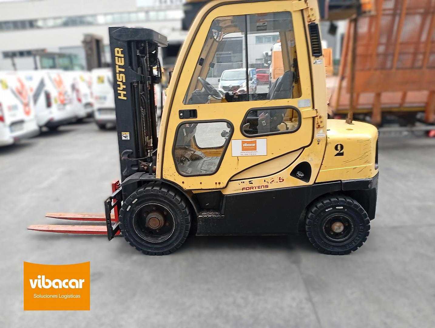 Used Forklift Truck HYSTER H2.5FT DIESEL VIERRADFRONTSTAPLER (13027559)