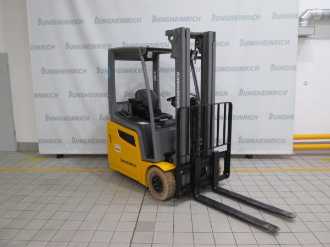 Used Forklift Truck JUNGHEINRICH EFG 213 SP GE 110-480 DZ ELEKTRO VIERRADFRONTSTAPLER (13070937) backdrop