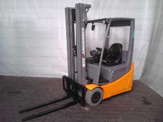Used Forklift Truck JUNGHEINRICH EFG 215 SP GE 115-500 DZ ELEKTRO VIERRADFRONTSTAPLER (13075592) backdrop