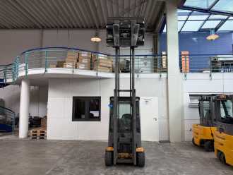 Used Forklift Truck JUNGHEINRICH EFG 320 / Kabine / 2195 Std. ELEKTRO VIERRADFRONTSTAPLER (13058431)