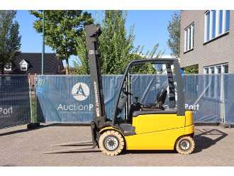 Used Forklift Truck JUNGHEINRICH EFG 430 ELEKTRO VIERRADFRONTSTAPLER (13062938)