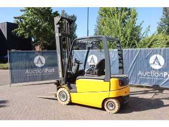 Used Forklift Truck JUNGHEINRICH EFG 430 ELEKTRO VIERRADFRONTSTAPLER (13062938)