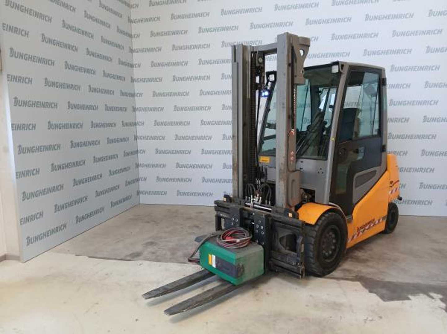 Used Forklift Truck JUNGHEINRICH EFG 540k MP ZVG+G+E 115-350 ZT ELEKTRO VIERRADFRONTSTAPLER (13072110)