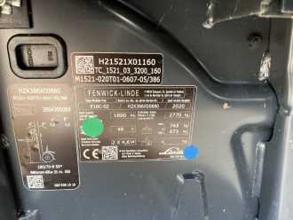 Used Forklift Truck LINDE E16C-02 ELEKTRO DREIRADFRONTSTAPLER (13060735)
