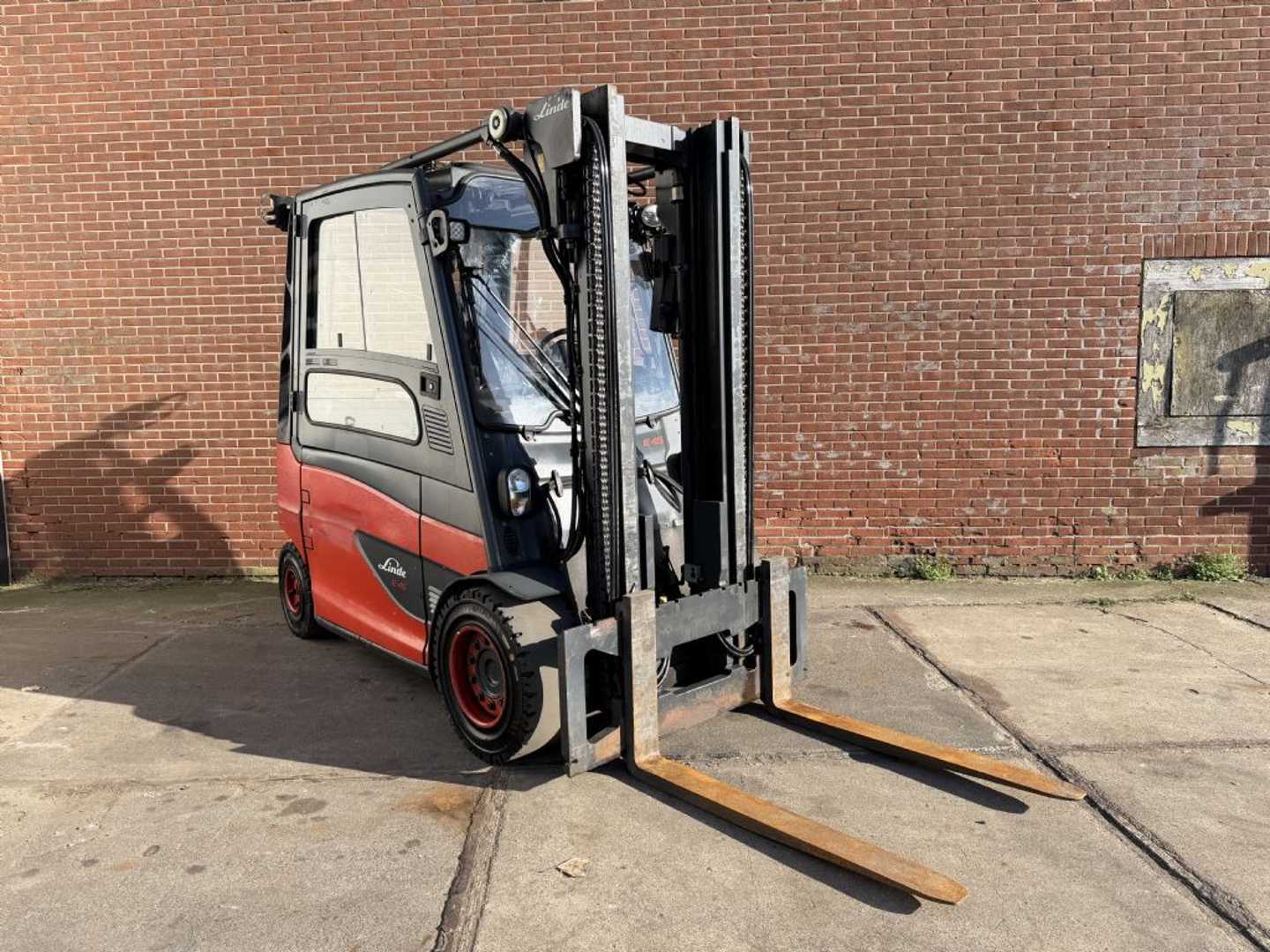 Used Forklift Truck LINDE E45HL-01/600 ELEKTRO VIERRADFRONTSTAPLER (13031672)