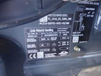 Used Forklift Truck LINDE E50HL-01 ELEKTRO VIERRADFRONTSTAPLER (13073827)