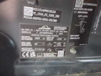 Used Forklift Truck LINDE E50HL-01 ELEKTRO VIERRADFRONTSTAPLER (13075901)